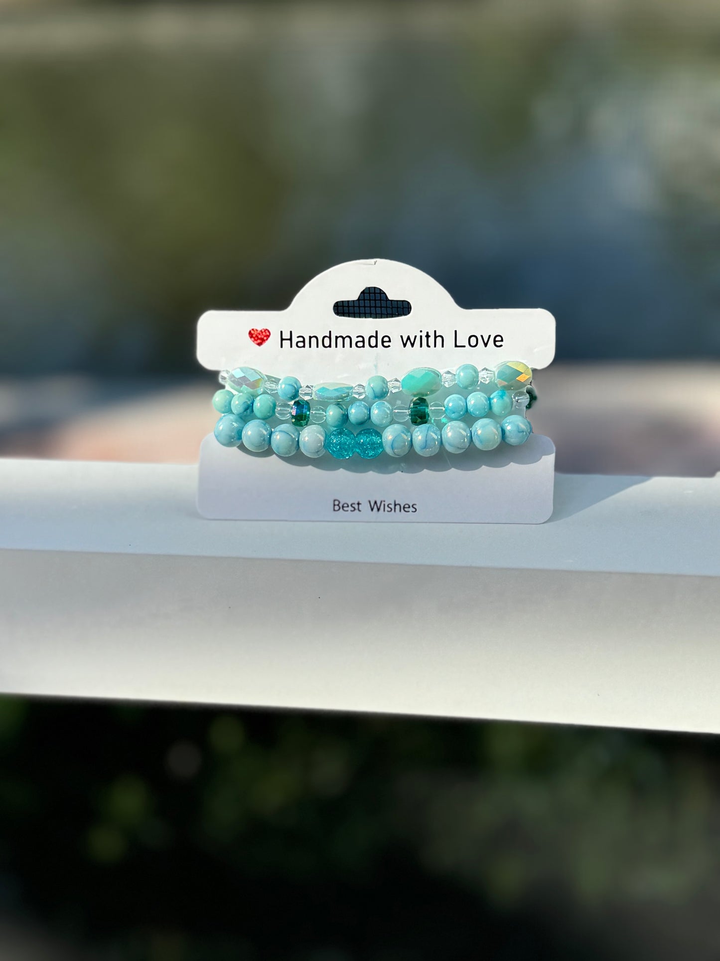 3 Piece Blue Bracelet Set